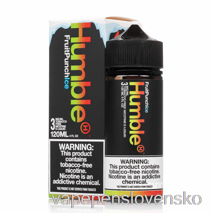 ľadový Ovocný Punč - Humble Juice Co - 120ml 3mg Vape Slovensko